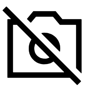 No Photography Icon from Sharp Line - Material Symbols Set