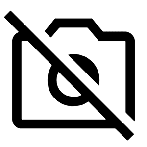 No Photography Icon from Outlined Line - Material Symbols Set