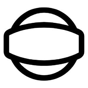 Panorama Photosphere Icon from Outlined Line - Material Symbols Set