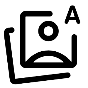 Photo Auto Merge Icon from Rounded Line - Material Symbols Set