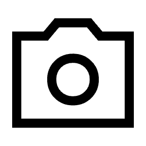 Photo Camera Icon from Sharp Line - Material Symbols Set