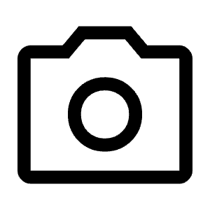 Photo Camera Icon from Outlined Line - Material Symbols Set