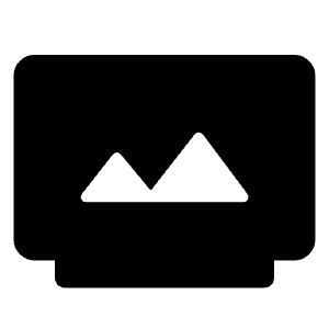 Photo Frame Fill Icon from Rounded Fill - Material Symbols Set