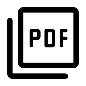 Picture As Pdf Icon from Rounded Line - Material Symbols Set