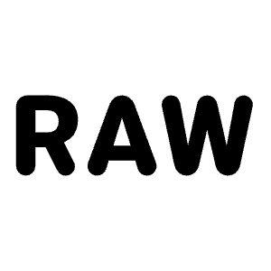 Raw On Icon from Rounded Line - Material Pro Free Set