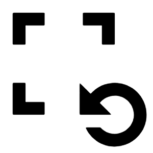 Reset Focus Icon from Sharp Line - Streamline Material Free Set
