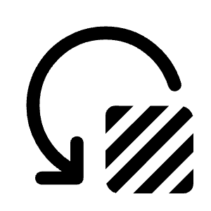 Reset Iso Icon from Rounded Line - Material Symbols Set