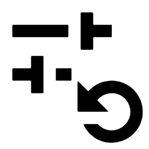 Reset Settings Fill Icon from Sharp Fill - Streamline Material Free Set