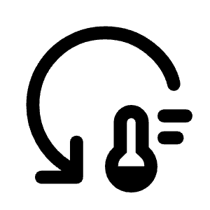 Reset White Balance Fill Icon from Rounded Fill - Material Symbols Set