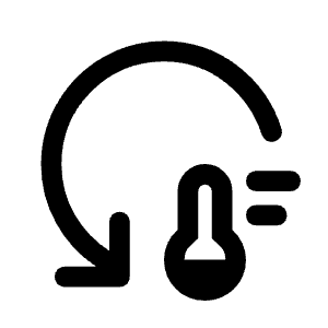 Reset White Balance Icon from Rounded Line - Material Symbols Set