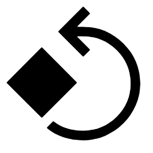 Rotate 90 Degrees Ccw Fill Icon from Sharp Fill - Material Symbols Set