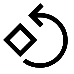 Rotate 90 Degrees Ccw Icon from Sharp Line - Material Symbols Set