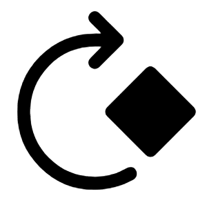 Rotate 90 Degrees Cw Fill Icon from Rounded Fill - Material Symbols Set