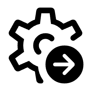 Settings B Roll Icon from Rounded Line - Material Symbols Set