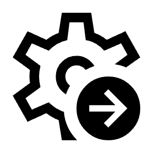 Settings B Roll Icon from Outlined Line - Material Symbols Set