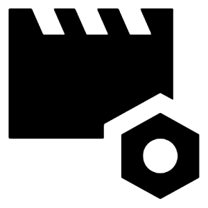 Settings Cinematic Blur Alt Fill Icon from Sharp Fill - Material Pro Free Set
