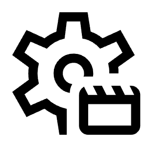 Settings Cinematic Blur Icon from Outlined Line - Material Symbols Set