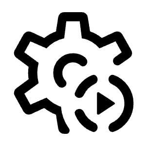 Settings Slow Motion Icon from Rounded Line - Material Symbols Set
