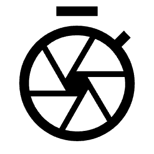 Shutter Speed Icon from Outlined Line - Material Symbols Set