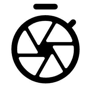 Shutter Speed Icon from Rounded Line - Material Symbols Set