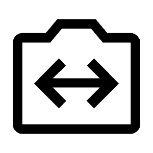 Switch Camera Icon from Outlined Line - Material Symbols Set