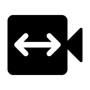 Switch Video Fill Icon from Rounded Fill - Material Symbols Set
