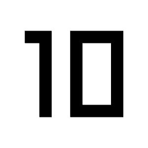 Timer 10 Icon from Sharp Line - Material Symbols Set