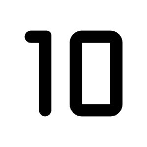 Timer 10 Icon from Rounded Line - Material Symbols Set