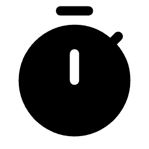 Timer Fill Icon from Rounded Fill - Material Symbols Set