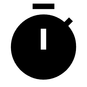 Timer Fill Icon from Sharp Fill - Material Symbols Set