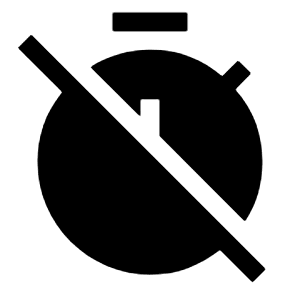 Timer Off Fill Icon from Sharp Fill - Material Symbols Set