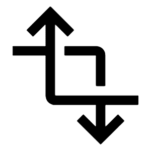 Transform Icon from Sharp Line - Material Symbols Set