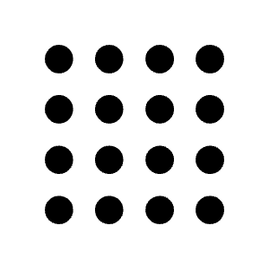 Transition Dissolve Icon from Sharp Line - Material Symbols Set