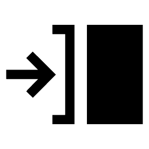 Transition Push Fill Icon from Sharp Fill - Material Symbols Set