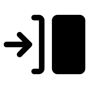 Transition Push Fill Icon from Rounded Fill - Material Symbols Set