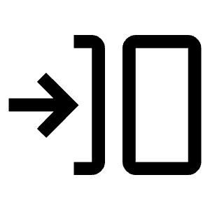 Transition Push Icon from Outlined Line - Material Symbols Set