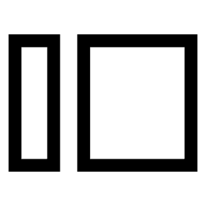 Transition Slide Icon from Sharp Line - Material Symbols Set