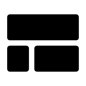 View Comfy Fill Icon from Rounded Fill - Material Symbols Set