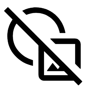 Vr180 Create2d Off Icon from Outlined Line - Material Symbols Set