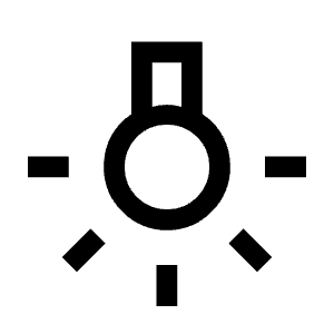 Wb Incandescent Icon from Outlined Line - Material Symbols Set