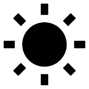 Wb Sunny Fill Icon from Outlined Fill - Material Pro Free Set