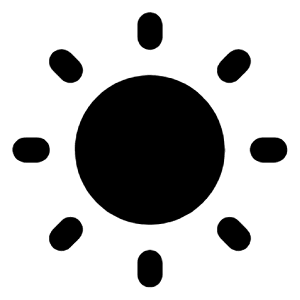 Wb Sunny Fill Icon from Rounded Fill - Material Pro Free Set