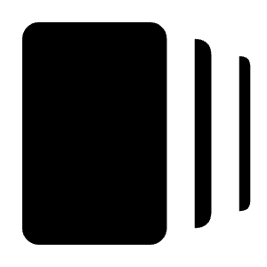 Web Stories Fill Icon from Outlined Fill - Material Symbols Set