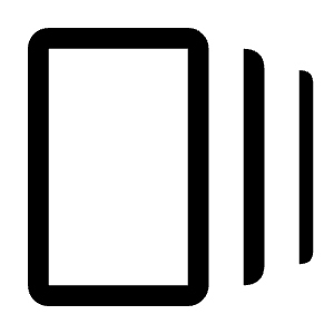 Web Stories Icon from Outlined Line - Material Symbols Set