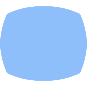 Composition Oval Icon from Core Flat Set