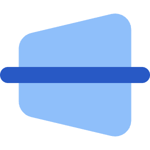 Edit Trapezoid Horizontal Icon from Core Flat Set