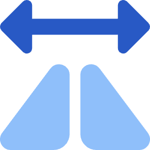 Mirror Horizontally Icon from Core Flat Set