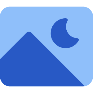 Night Landscape Mode Camera Icon from Core Flat Set