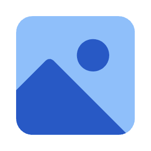 Landscape Image Solo Icon from Core Flat Set