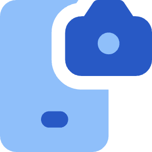 Mobile Phone Camera Icon from Core Flat Set